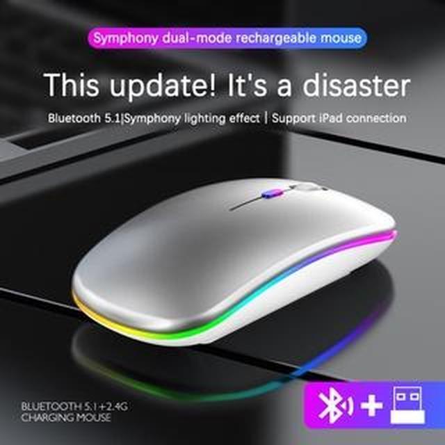 Chuột Bluetooth 2.4G Không Dây Cho Điện Thoại / Máy Tính Bảng