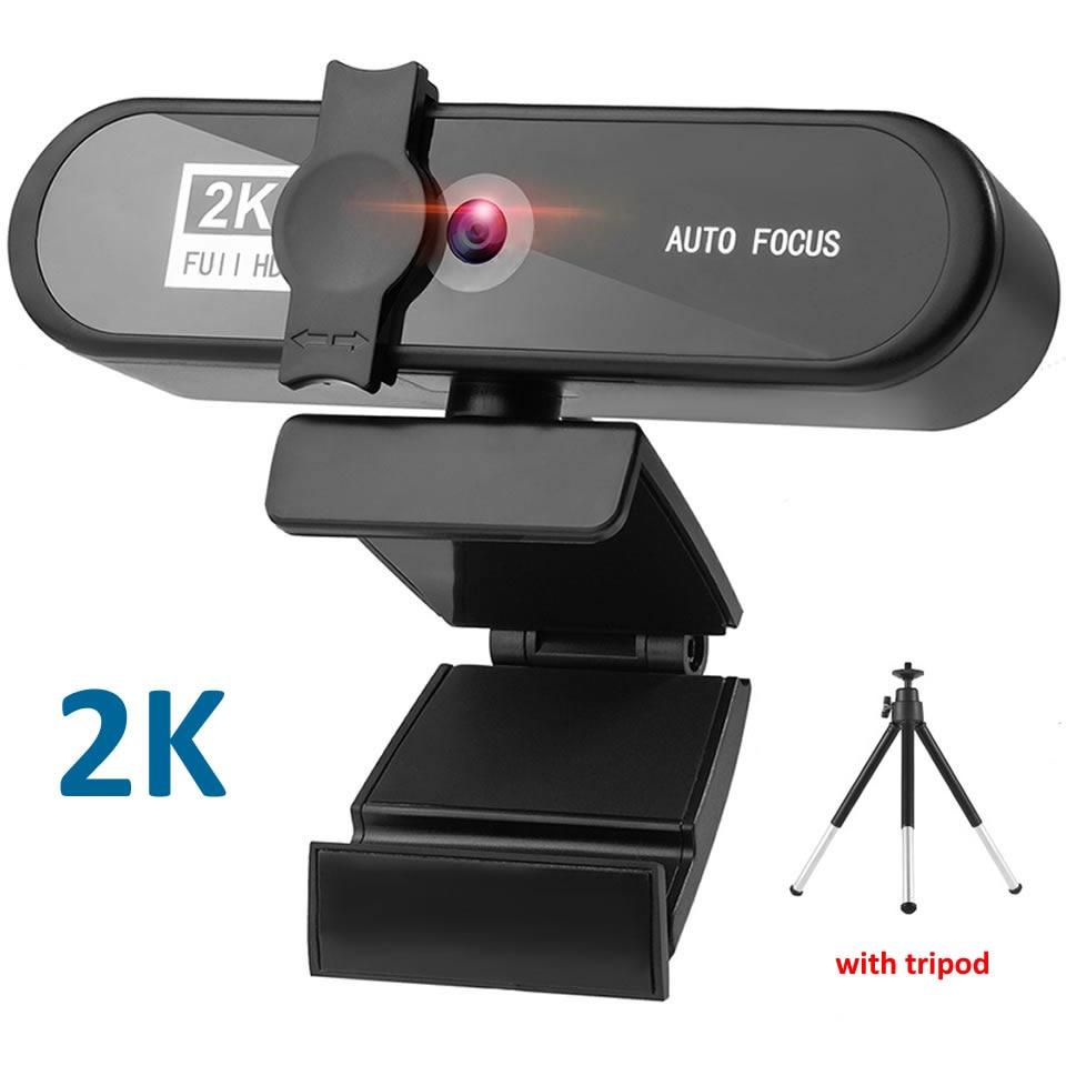 Camera cho máy tính tự động lấy nét thích hợp cho văn phòng 1080P Full HD Web Cam 2K 4K