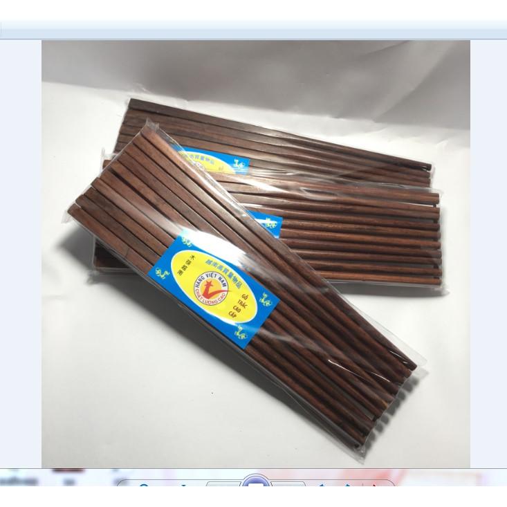 ĐŨA ĂN GỖ TRẮC BỘ 10 ĐÔI CAO CẤP KHÔNG CONG VÊNH - HÀNG XUẤT TRUNG- ẢNH THẬT
