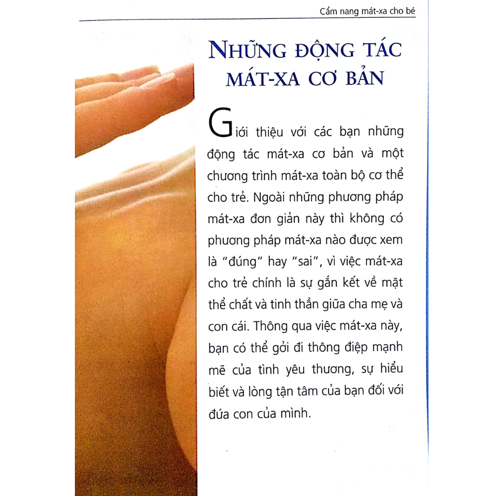 Cẩm Nang Massage Cho Bé (Tái Bản)