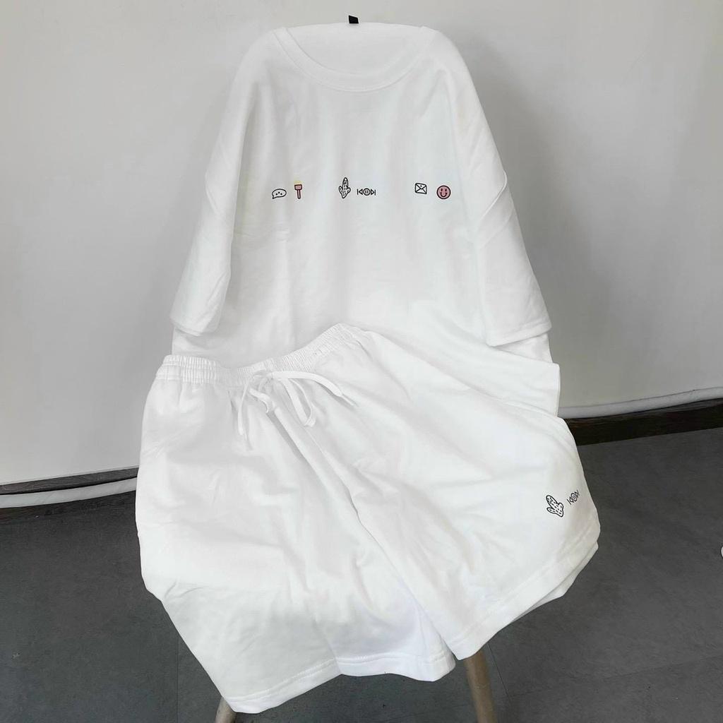 SET BỘ THUN THỂ THAO NAM NỮ UNISEX THUN HÈ COTTON SIÊU HOTTREND CHO CÁC BẠN TRẺ