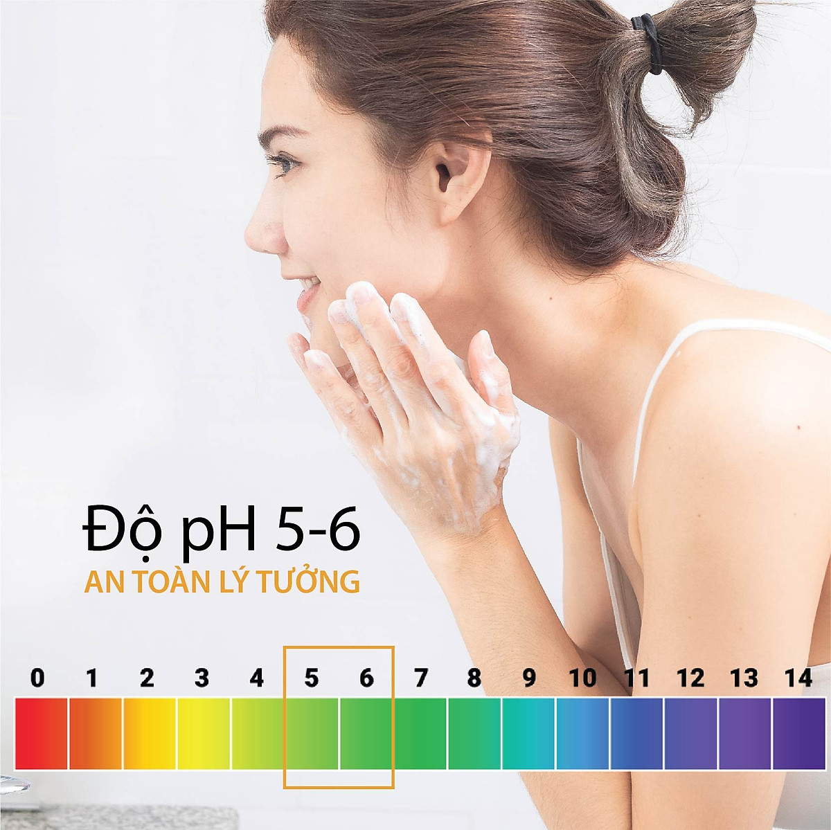Sữa Rửa Mặt Tràm Trà Nano Nghệ Milaganics Làm sạch Chuyên Sâu Cho Da Mụn Nhạy Cảm