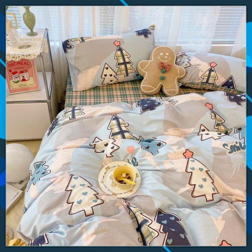 Bộ chăn ga gối Cotton bedding chăn ga Hàn QUốc mẫu mới 2021 100% Cotton mềm mịn mát