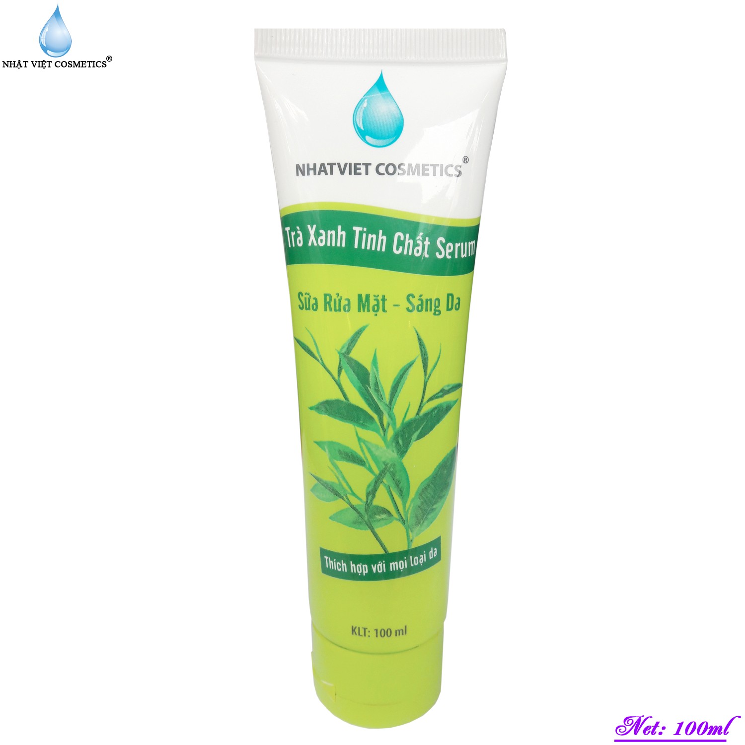 Sữa rửa mặt sáng da 120ml_ Trà xanh tinh chất Serum