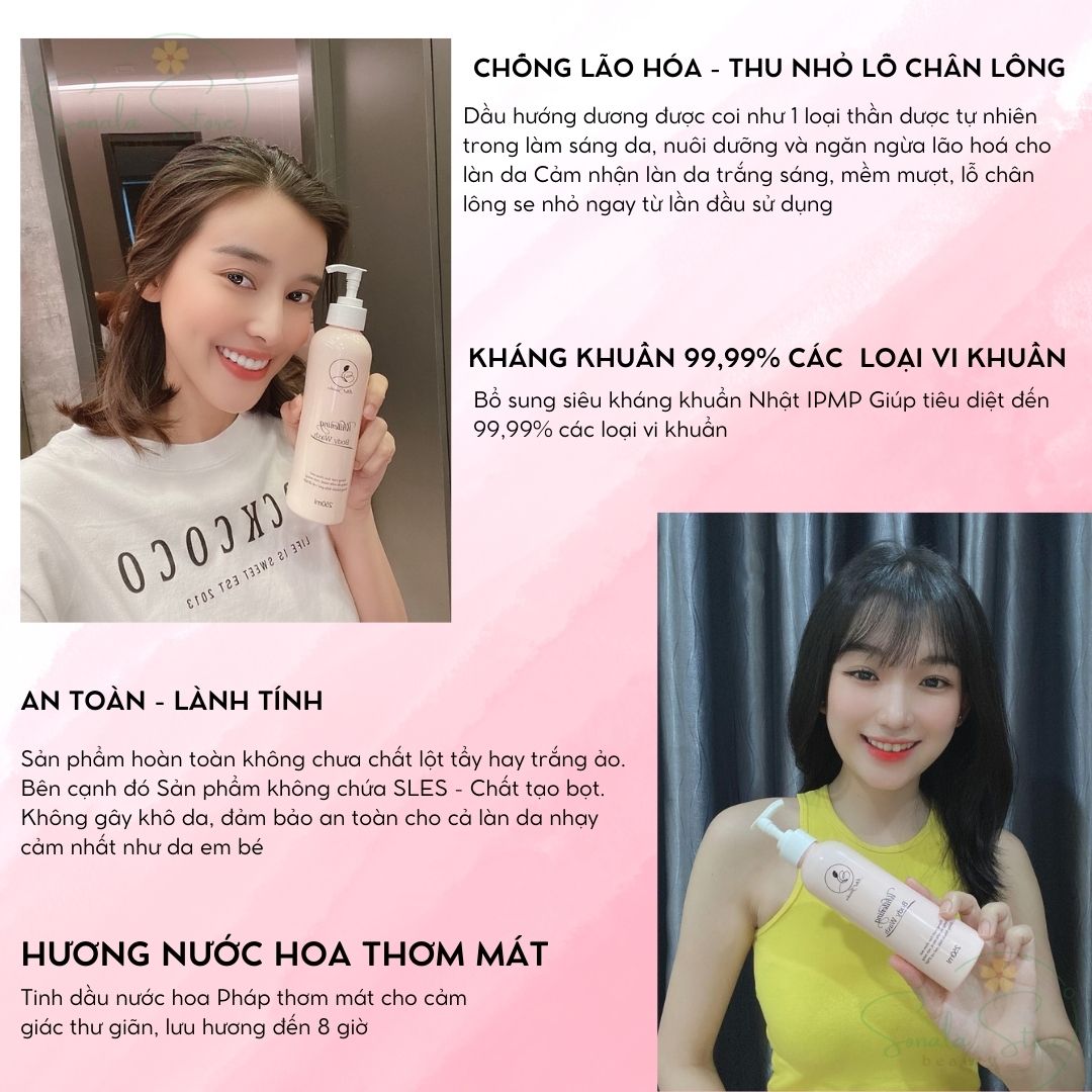 Sữa Tắm Trắng Da Giữ Ẩm Men Bia MINIGARDEN WHITENING BODY WASH 250ml Dưỡng Trắng Da Toàn Thân Phục Hồi Da Khô Giúp Da Mềm Mịn SONALA