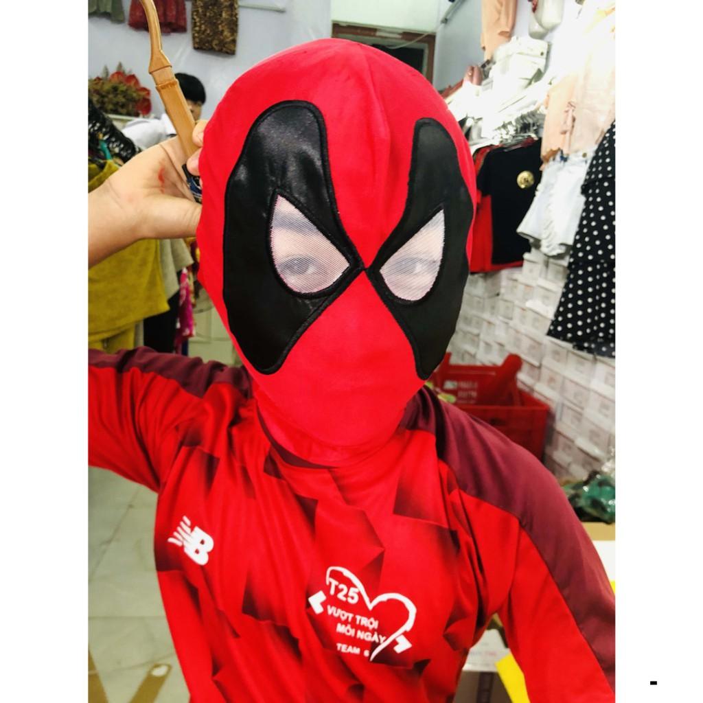 Mặt nạ deadpool cool ngầu-Mặt nạ hóa trang Deadpool cho các buổi tiệc kích thước 32x24cm Marvel