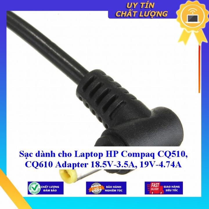 Sạc dùng cho Laptop HP Compaq CQ510 CQ610 Adapter 18.5V-3.5A 19V-4.74A - Hàng Nhập Khẩu New Seal
