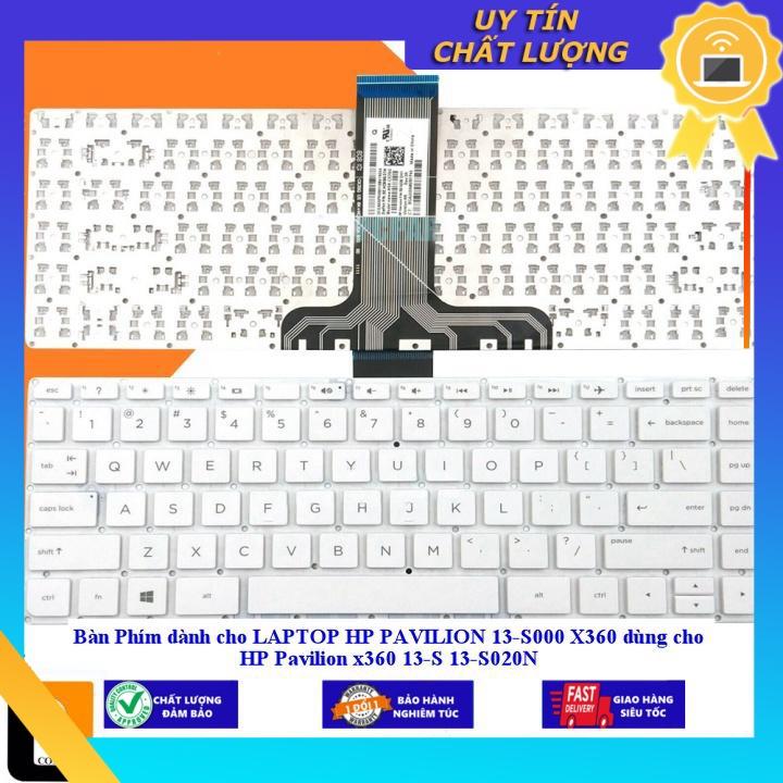 Bàn Phím dùng cho LAPTOP HP PAVILION 13-S000 X360 dùng cho HP Pavilion x360 13-S 13-S020N - MÀU TRẮNG - Hàng Nhập Khẩu New Seal