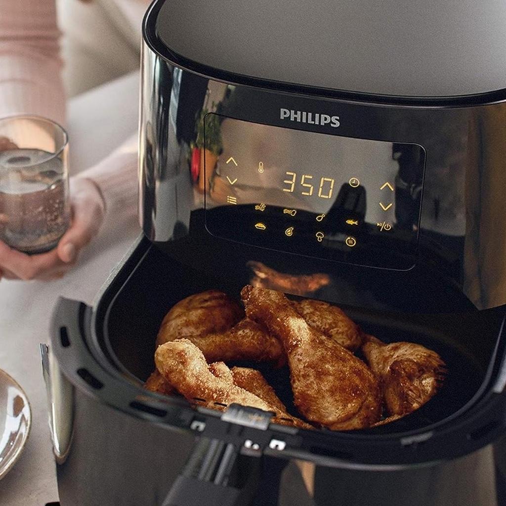Nồi Chiên Không Dầu Philips HD9280/90 6.2 lít, Đa dạng chế độ nấu, chiên vàng giòn - Hàng chính hãng