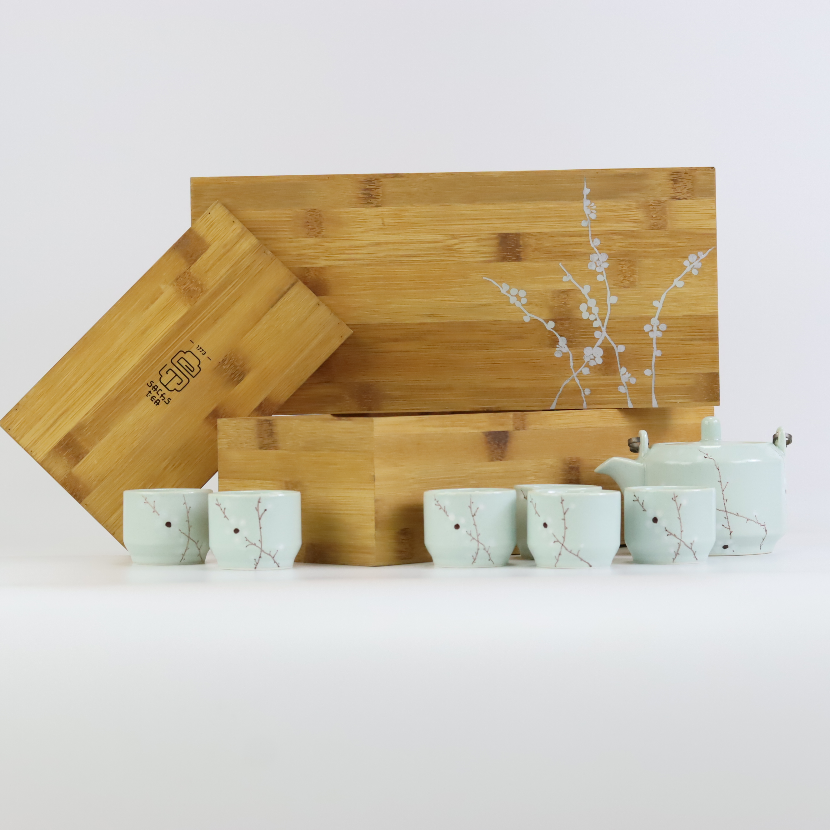 Bộ ấm trà Hoa Mai SACHS TEA 1773 làm bởi nghệ nhân sang trọng cao cấp