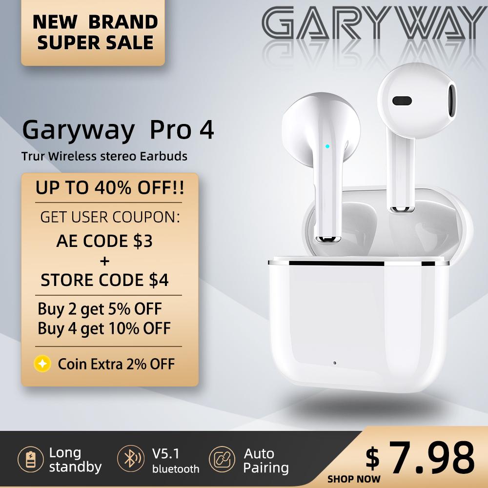 Garyway Pro-4 Wireless Bluetooth tai nghe TWS tai nghe dài thời gian dài Touch Touch Touch Control