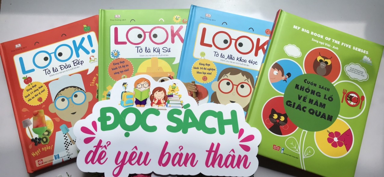 Combo 3 cuốn sách hấp dẫn bạn đọc trẻ: Look! - Tớ là kỹ sư + Look! - Tớ là đầu bếp + Look! - Tớ là nhà khoa học