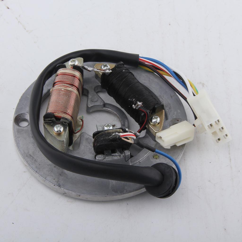 2-Coil Magneto Ignition Coil Stator Plate For Yamaha PW80 PW 80 PEEWEE 80