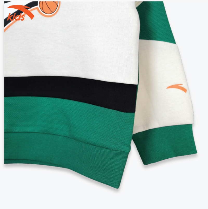 Áo sweater thời trang bé trai Basketball-KT Anta Kids W352349755B