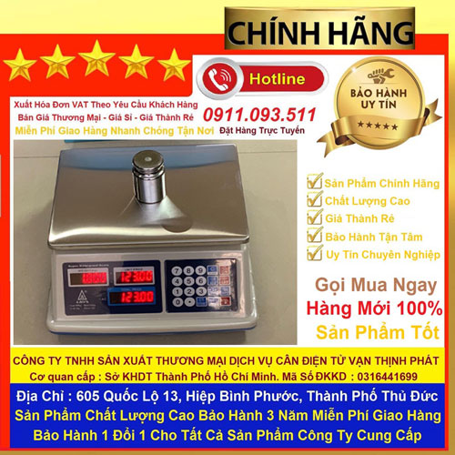 Cân Điện Tử Tính Tiền Chống Nước WSA 30 kg