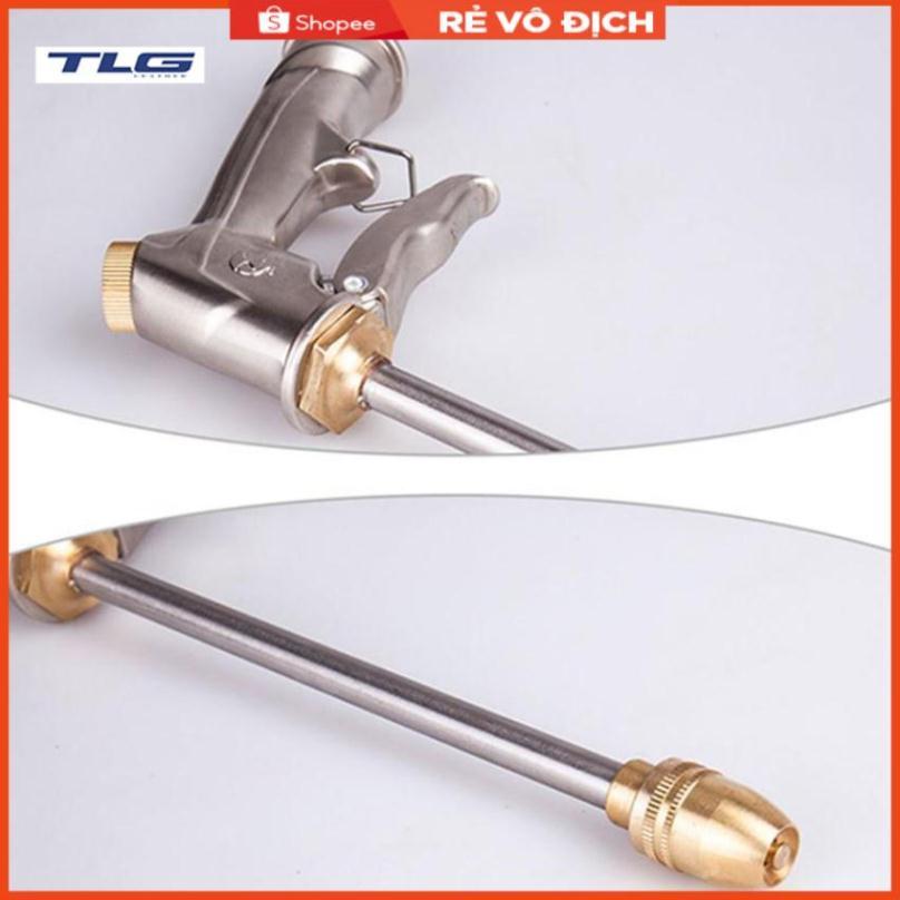 Vòi tưới cây rửa xe đa năng , vòi xịt nước làm bằng chất liệu KIM LOẠI có 3 KIỂU PHUN - 206701-1