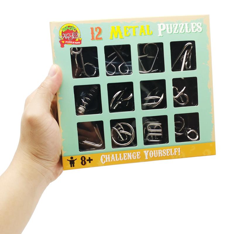 Đồ Chơi Hack Não Khóa IQ - Metal Puzzles 1712 (12 Chi Tiết)