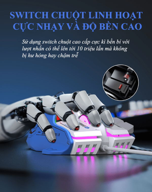 Chuột Cơ Chơi Game G6S (Màu ngẫu nhiên)