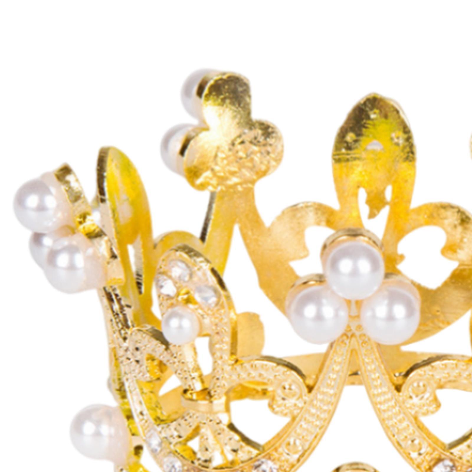 Princess Crown 2.17'' Cake Topper for Baby Shower Anniversary Themed Parties