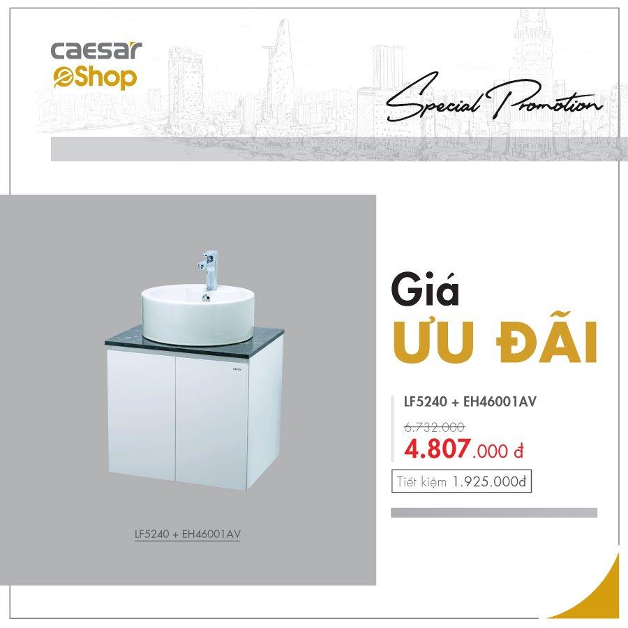 Tủ Treo và Lavabo - EH46001A + LF5240 giá ưu đãi