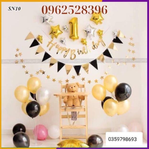 Set Bóng Trang Trí Sinh Nhật️Cho Bé 1 Tuổi Mã SN10