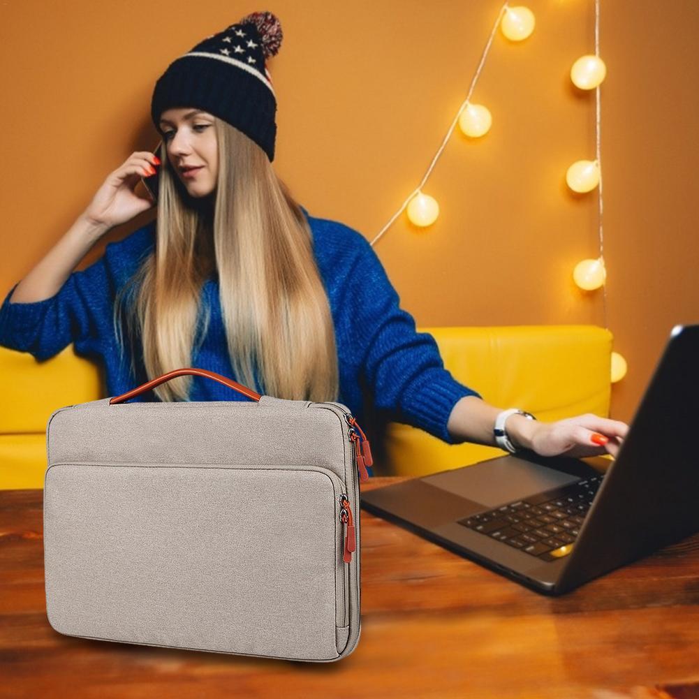 Balo Laptop 13 Inch Mang Theo Đựng Túi Máy Tính Di Động Chống Nước Tay Cầm Laptop 360 Bảo Vệ Laptop