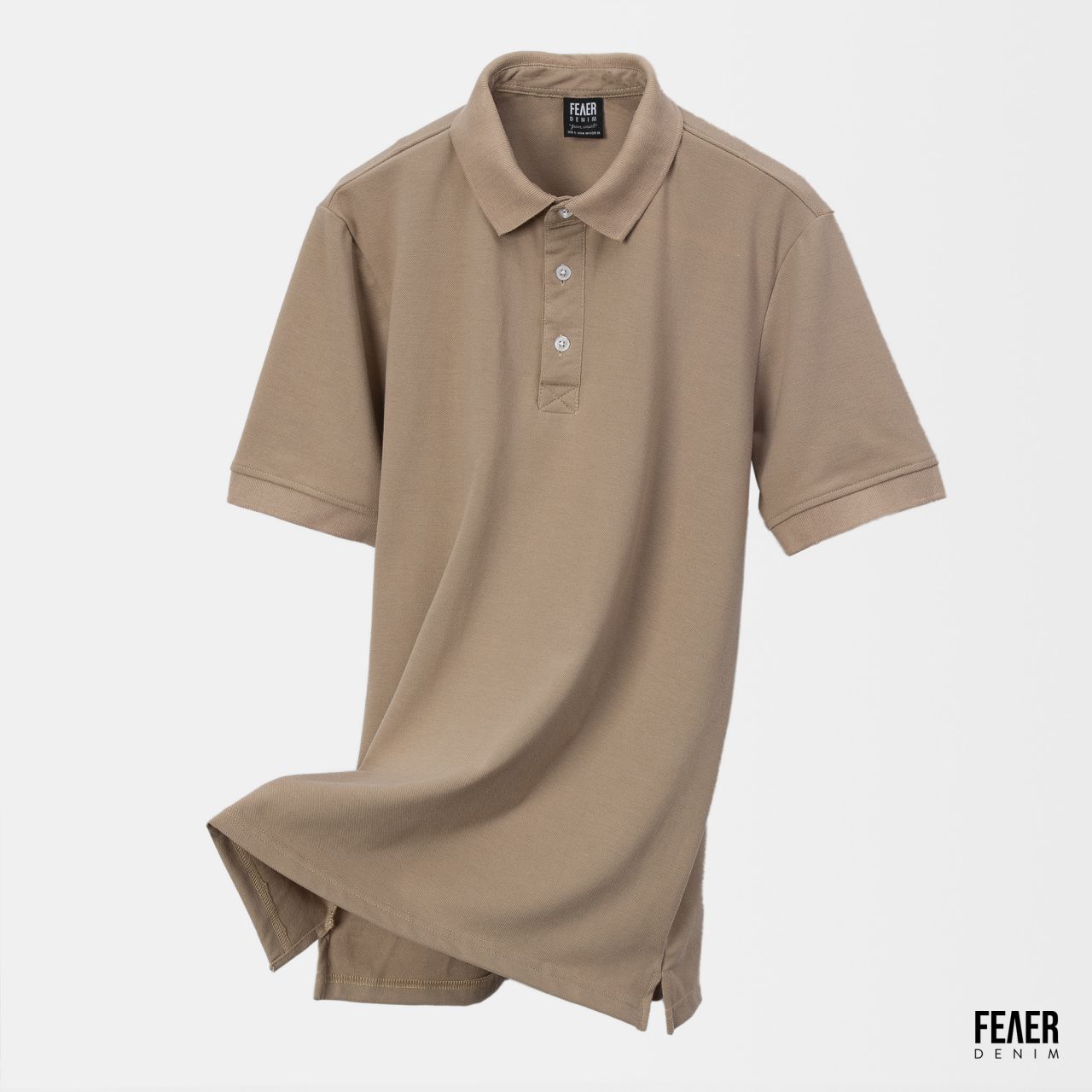 Áo thun nam Polo cao cấp cổ bẻ FEAER chất Cotton thoáng, Basic Pique | Sản phẩm mới 2021