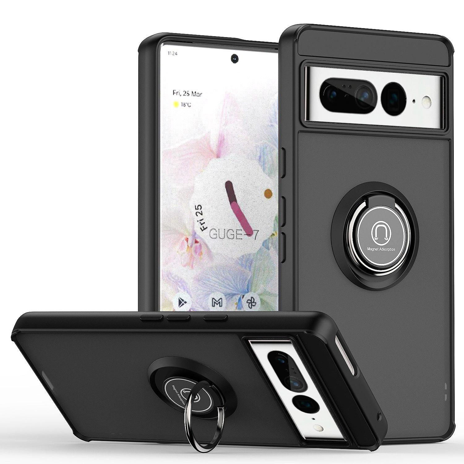 Giao hàng nhanh Qiying thế hệ 1 phù hợp với vỏ điện thoại di động có cảm giác da mờ Google Pixel 7 Giá đỡ hút từ tính GOO Pixel 6Pro