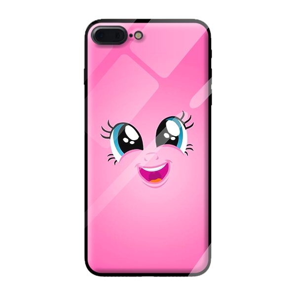 Ốp lưng kính cường lực cho iPhone 8 Plus MẶT CƯỜI 3 - Hàng chính hãng