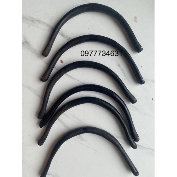 Combo 2 chiếc cầu góc gỗ mun đen , hàng kỹ phụ kiện lồng chim chào mào cao cấp