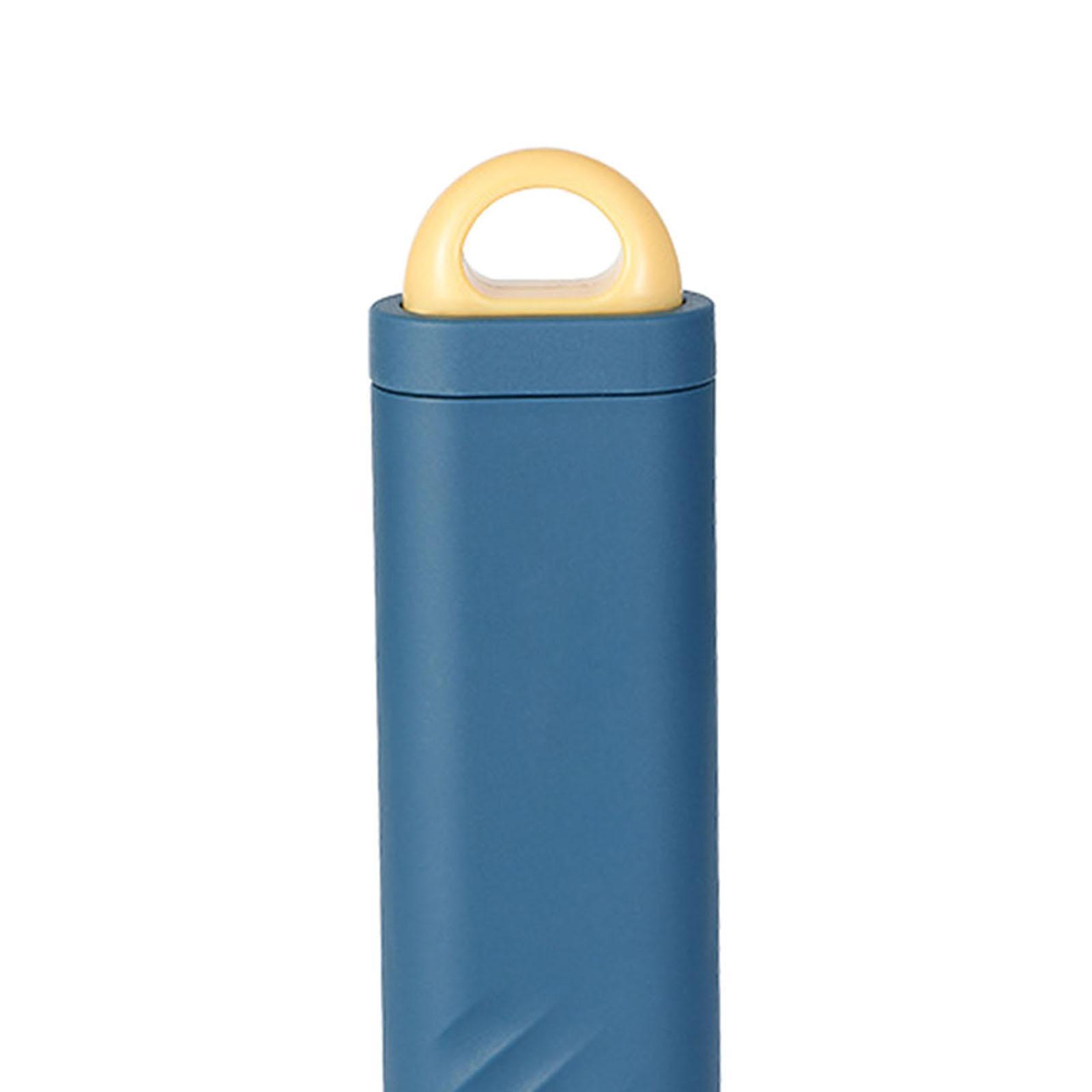 Removal Brush with Cleaning Base for Clothing Garment Carpet White