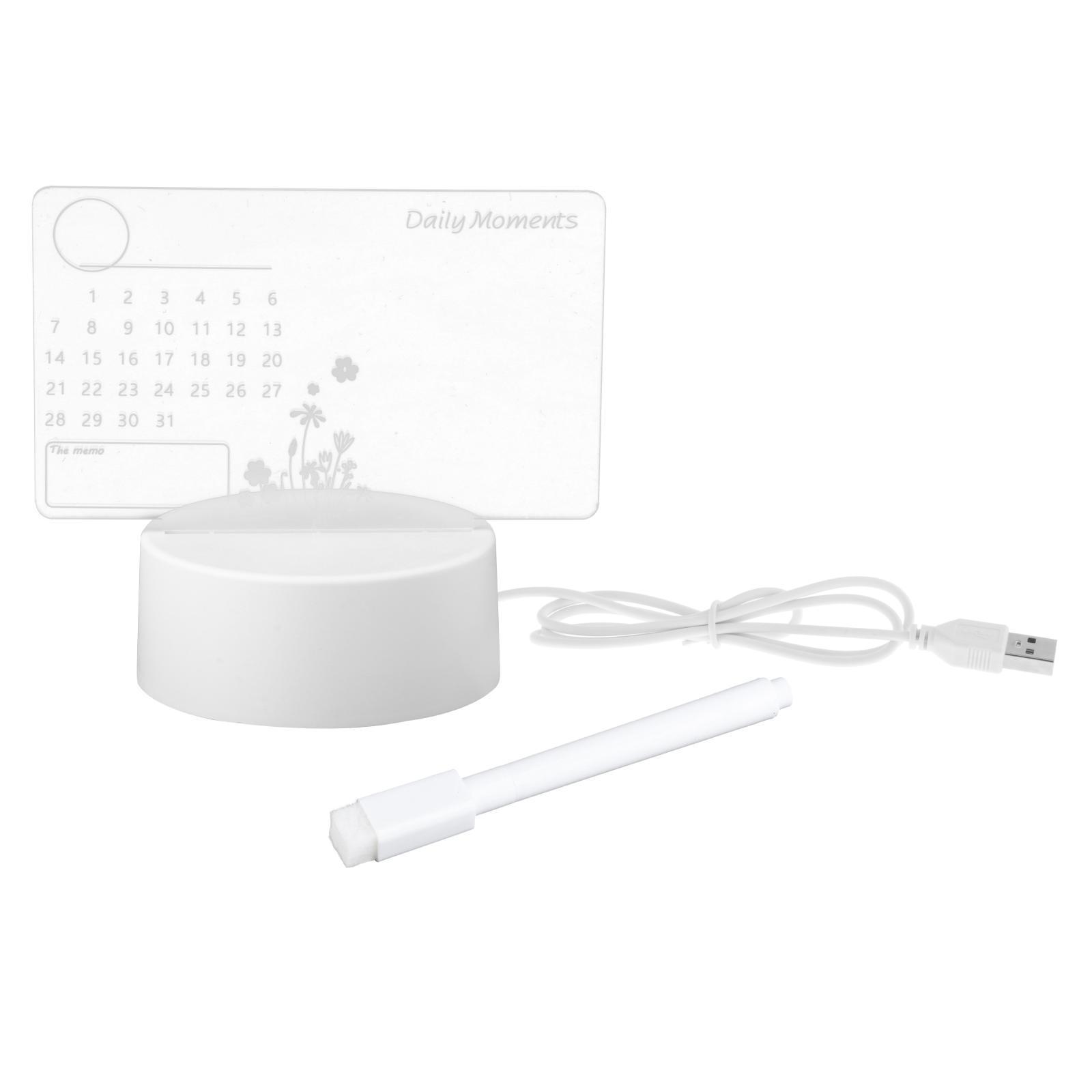 Led Night Light USB Message Board Note Board Rewritable with Pen Warm Soft Light USB Night Lamp Decoration