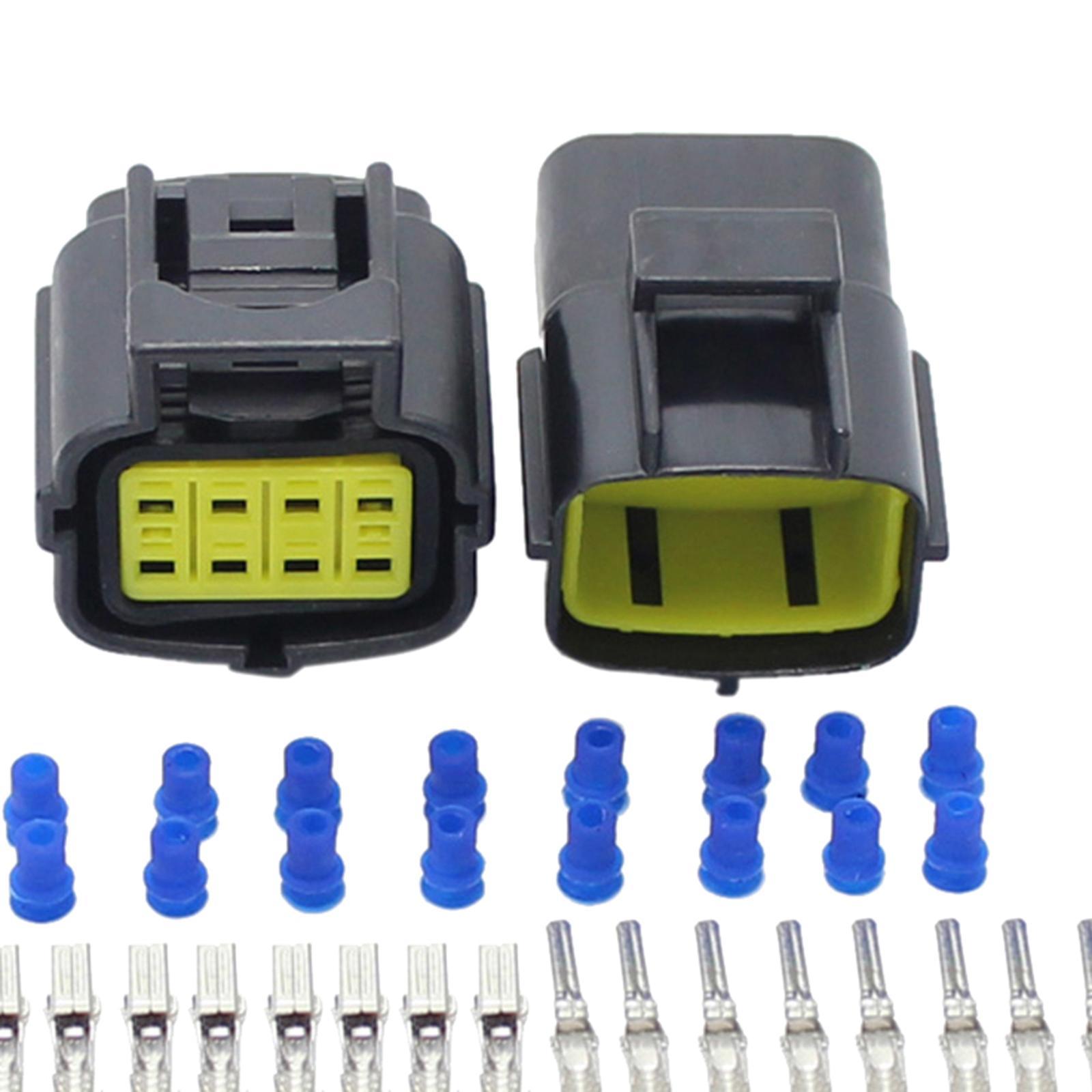 8 Way Sealed Waterproof Connector for  Motorcycle Wired Plug