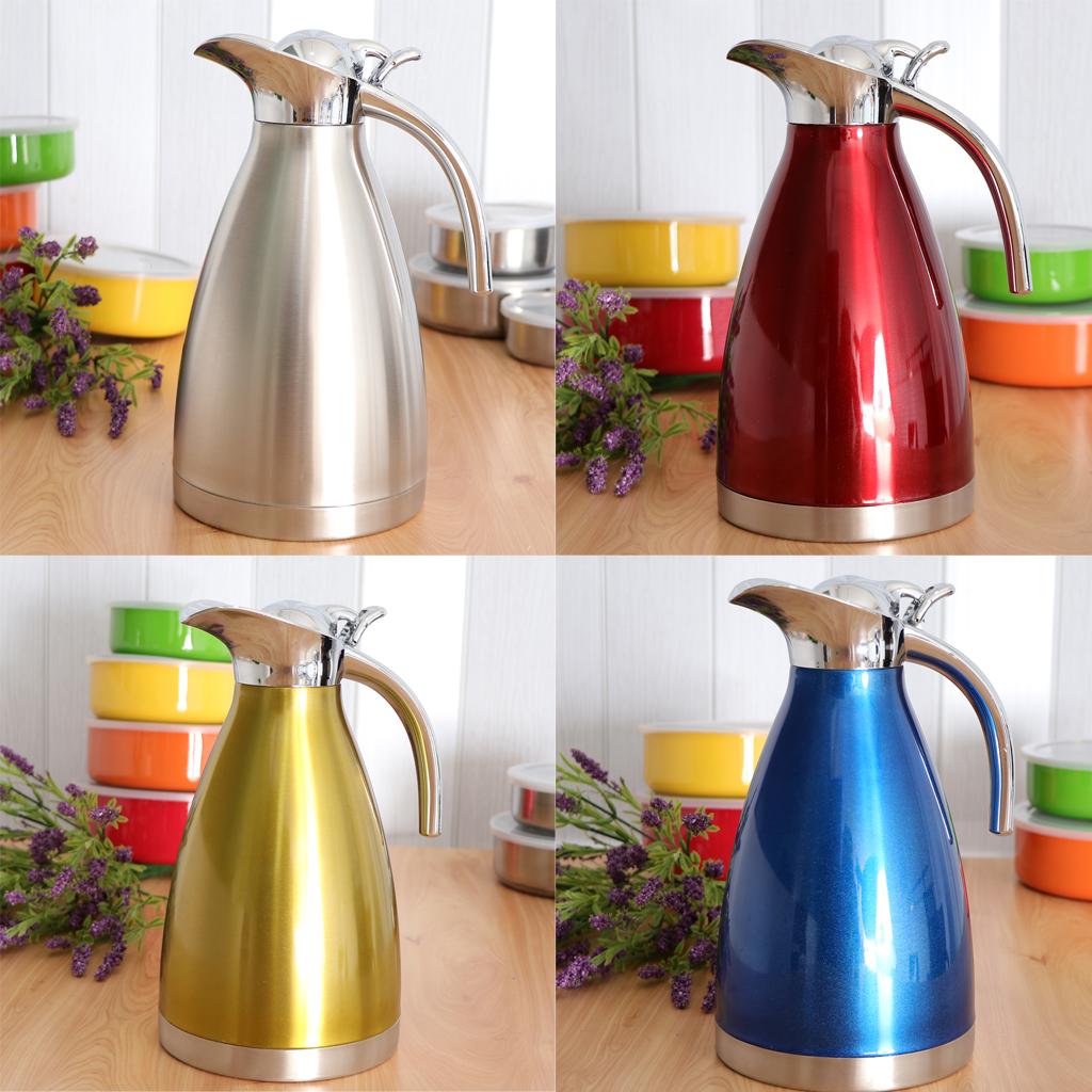 Coffee Bottle Stainless Steel Large Travel Bottle Vacuum Insulated Coffee Carafe
