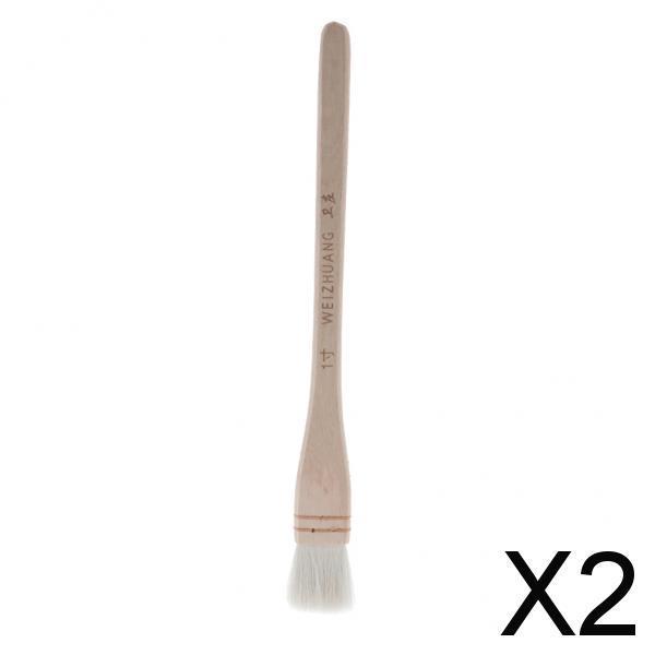 2xProfessional Art Paint Brushes for Watercolor Acrylic Oil Painting 1inch