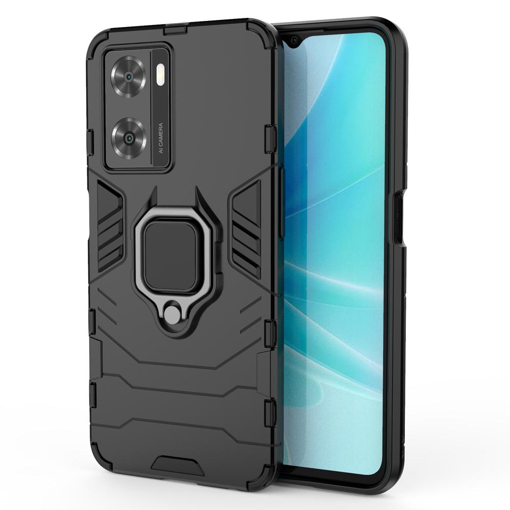 Ốp lưng dành cho Oppo A57 2022 chống sốc iron man kèm nhẫn iring Bảo vệ camera và chống xem video tiện lợi