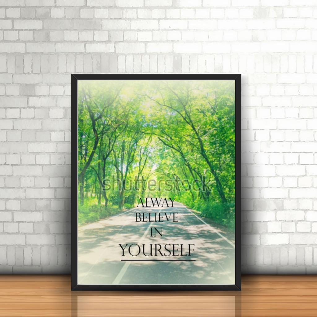 Tranh canvas quotes 6