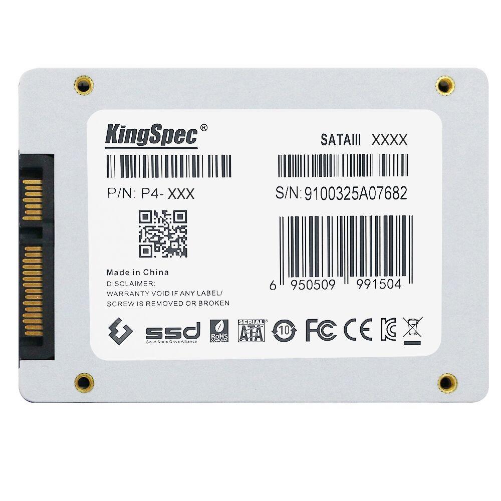 
Ổ cứng thể rắn KingSpec P4-120 2,5 inch SATA3.0 120GB ghi tốc độ cao 4 kênh SSD cho máy tính để bàn