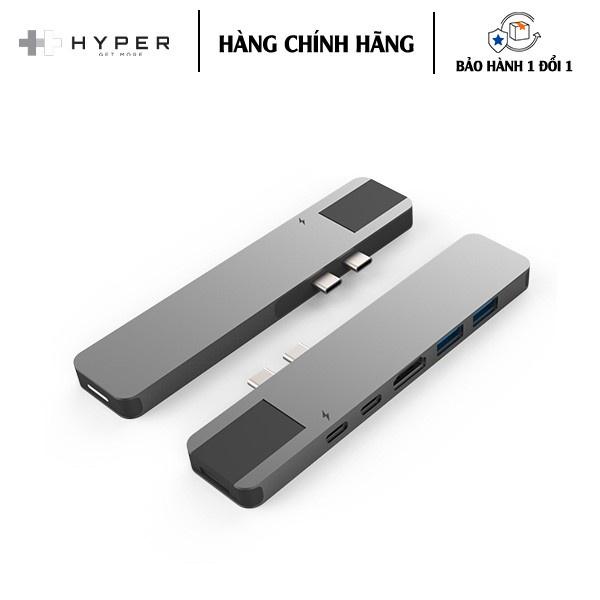 [HÀNG CHÍNH HÃNG] Cổng chuyển đổi dành cho USB-C MacBook 6-in-2 Hub HyperDrive NET Cổng HDMI hỗ trợ màn hình 4K