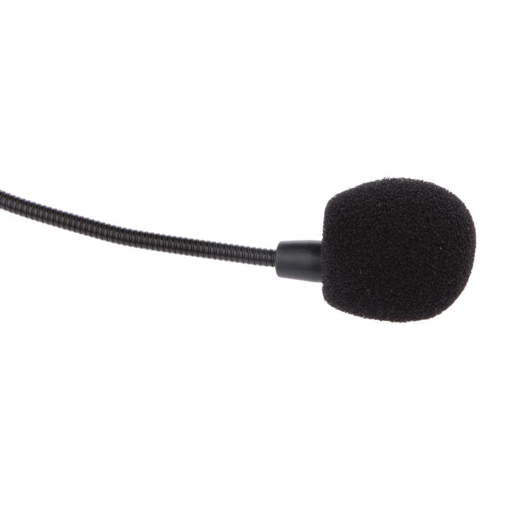 Back Electret Unidirectional Headworn Microphone with Bending Type Plug