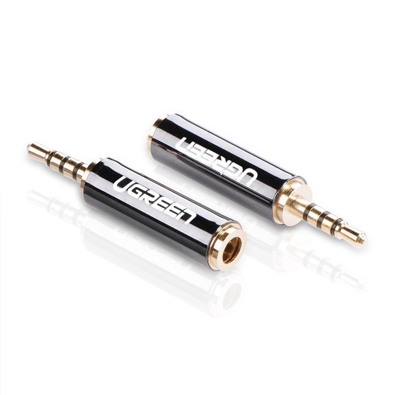 Jack chuyển 2.5 đực sang 3.5 cái nhân đồng mạ vàng 1 chiếc - 2.5mm Male to 3.5mm Female stereo Jack Adapter with 24K gold plated copper