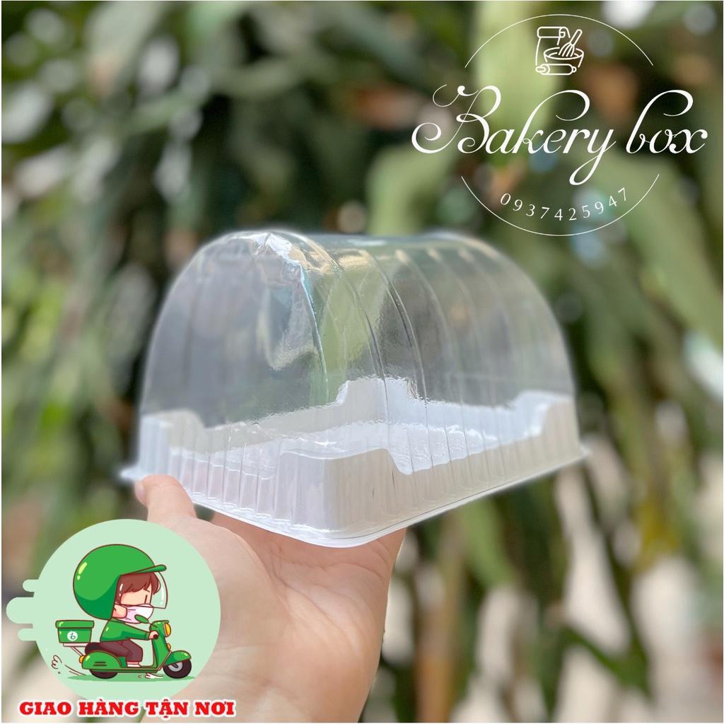 Hộp H22 Đựng Bánh Bông Lan Cuộn Ngắn Lớn Size 14cm