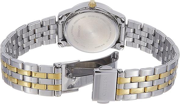 Đồng Hồ Nữ Citizen Đính Đá Swarovski Dây Thép Không Gỉ EU6034-55E - Mặt Đen