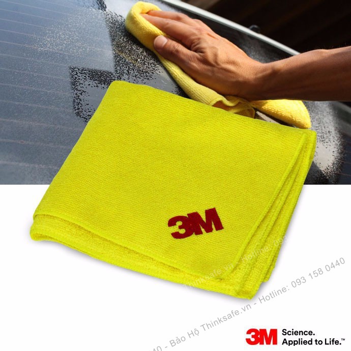 Khăn Lau Đa Năng 3M SQ21S cấu tạo bằng các sợi microfiber giúp lấy sạch vết bụi bẩn