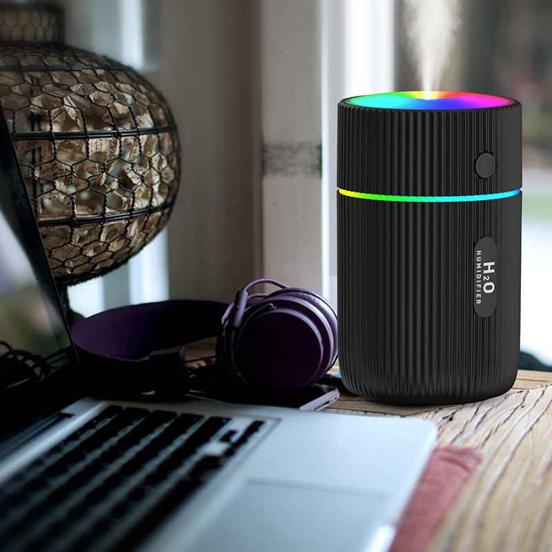 CDEN Máy Tạo Độ Ẩm Phun Sương Di Động Siêu Âm Thanh Mini Máy Tạo Độ Ẩm Không Khí Khuếch Tán Cho Nhà Xe Hơi USB Phun Sương Tạo Ẩm Hình Ếch Con Máy Làm Có Đèn LED Ban Đêm Lâm