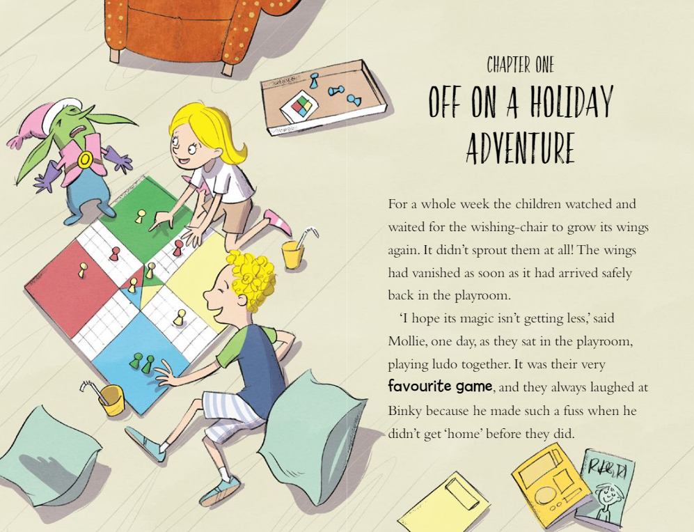 A Wishing-Chair Adventure: Off On A Holiday Adventure: Colour Short Stories