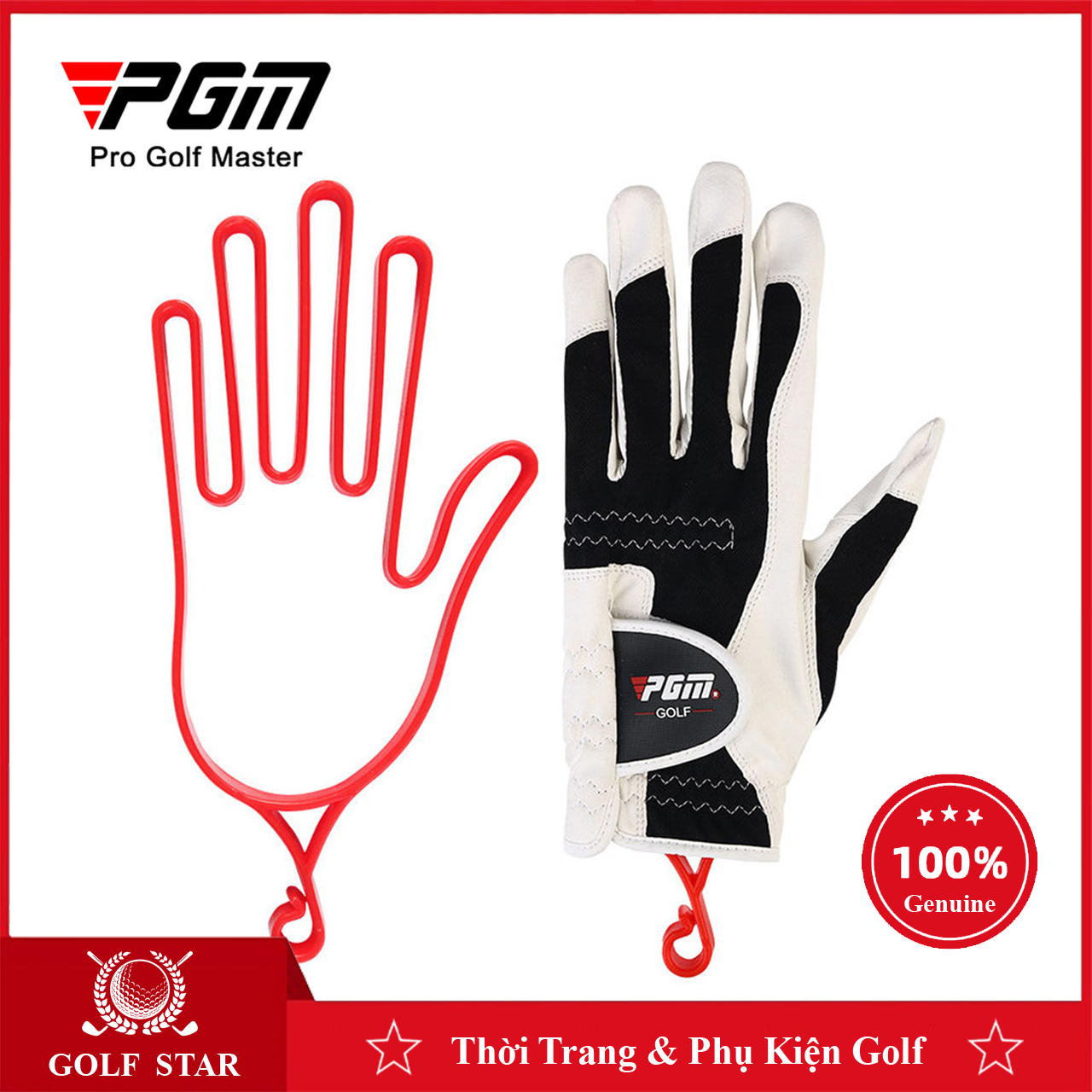 Giá treo găng tay golf PGM chống ẩm mốc- STJ001