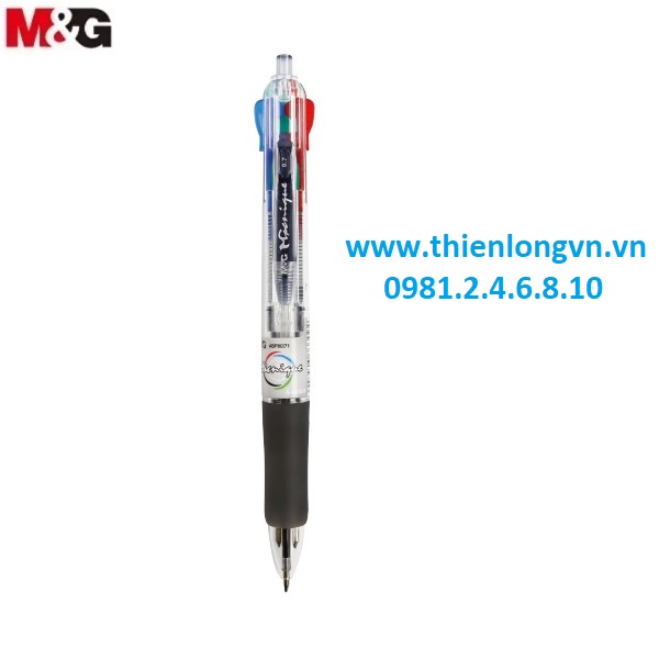 Hộp 12 cây Bút bi 4 màu M&amp;G - ABP80371