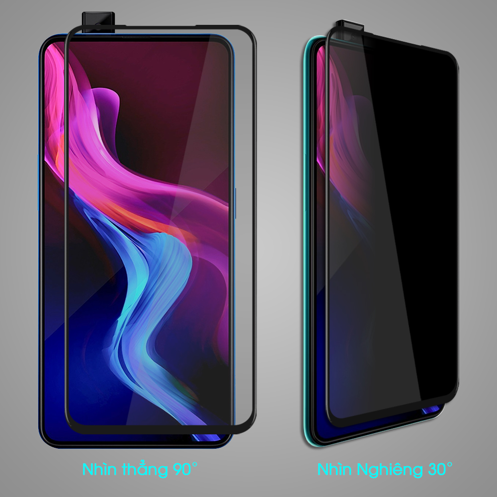 Kính cường lực Chống Nhìn Trộm 9H Dành Cho Samsung Galaxy A80 Full Keo- Handtown- Hàng Chính Hãng