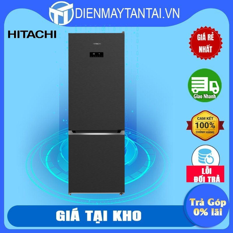 Tủ lạnh Hitachi R-B340EGV1(BBK) inverter 323 lít - Hàng chính hãng (chỉ giao HCM)